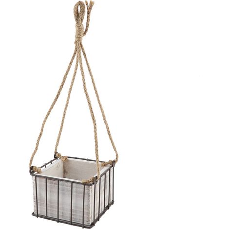 Jardinière suspendue murale décorative pour plantes d'intérieur et d'extérieur, panier suspendu pour fleurs et pots de fleurs (1/5)