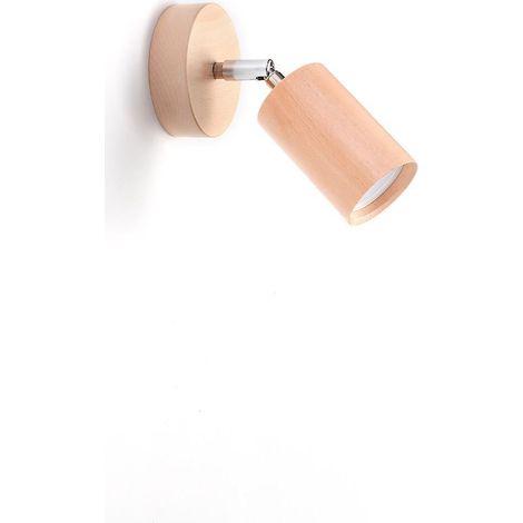 Wandlampen Berg 1xGU10 10cm Holz Sollux (1/4)