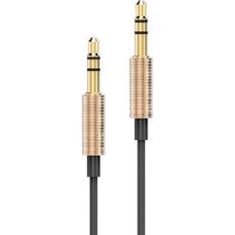 AWEI kabel AUX-001 jack 3,5 - jack 3,5złoty/gold