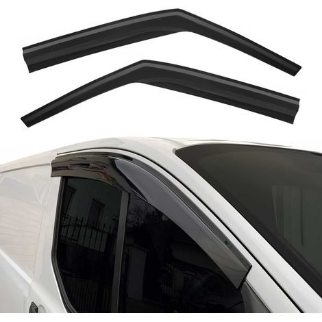 Déflecteurs de Vent Pluie d'air Compatible avec Renault Master Opel Movano 1998-2009 Noir