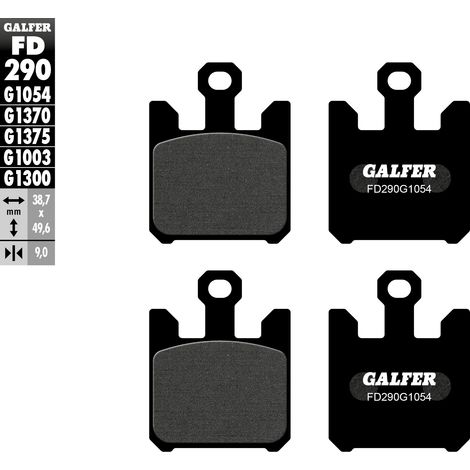 PASTILLAS DE FRENO GALFER KH369/4 SEMIMETÁLICAS (4 UNIDADES)