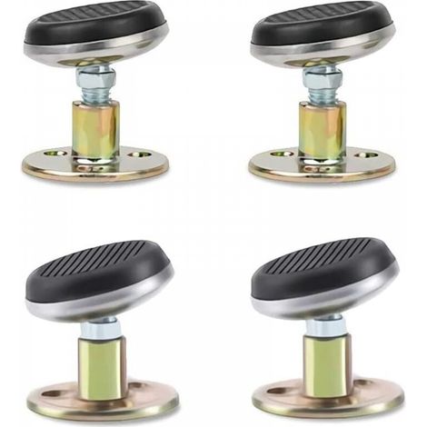 4 Pcs Cadre de Lit Outil Anti-Secousses Bouchons De Chevet Fixateur Fileté Réglable Tête Rotative Rotative pour Meubles De Lit La Maison Armoires (1/5)