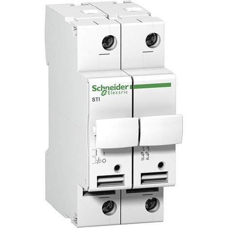 Portafusibles seccionables STI 2P 400V A9N15650 de Schneider