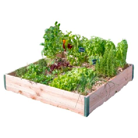 CARRE POTAGER DESIGN L100 X l95 X H18CM EP19MM (1/3)