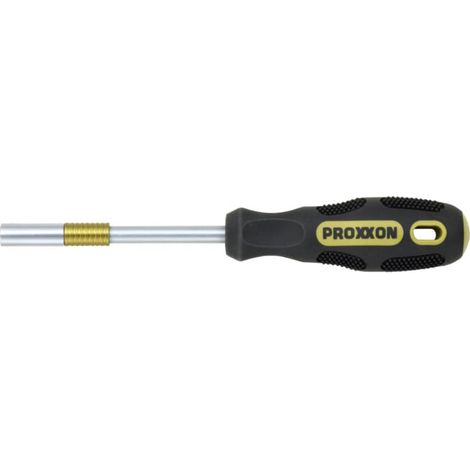 Proxxon Tournevis avec prise 1/4" pour embouts avec douille à ressort