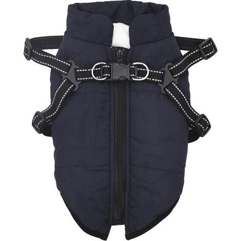 Veste pour chien avec sangle de poitrine réfléchissante et imperméable L24