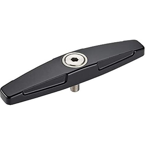 HALDER 24100.0602 Loquet rotatif, noir, d1=M6 (1/5)