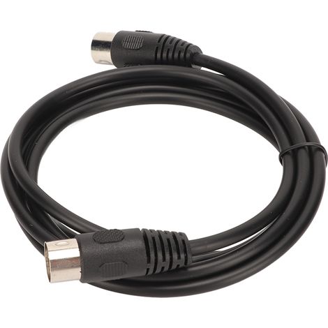 DIN 8-polig Stecker auf 6-polig Stecker Kabel, 1,8 m für Audio- und Datenübertragung, sofort einsatzbereit. (1/5)