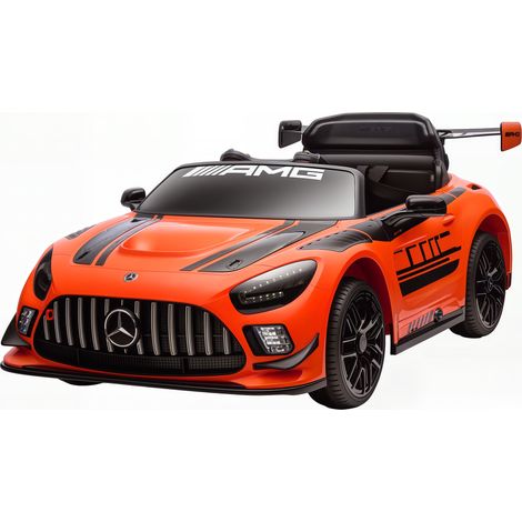 AIYAPLAY Auto Elettrica per Bambini con Telecomando Mercedes-AMG Arancione