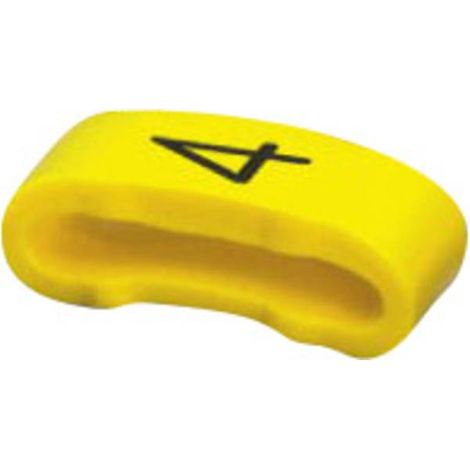 Phoenix Contact Clip di marcatura giallo numero 4 poliammide