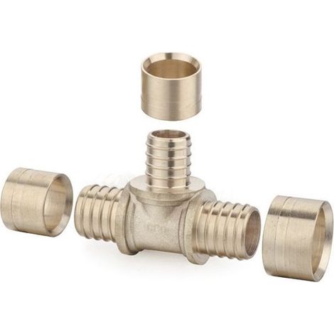 Té égal Glissement Dn16 Raccord En Té Pour Tube Dn16 - Finish