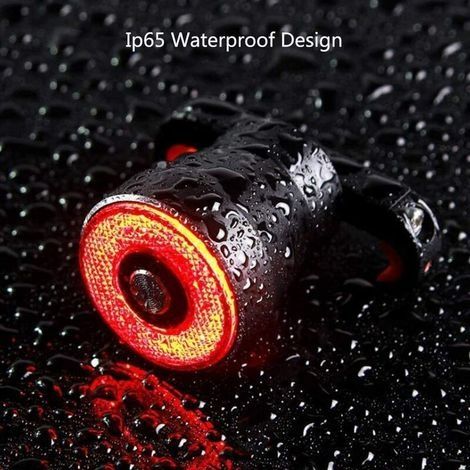 Fahrradrücklicht, wasserdichtes LED-Rücklicht, Rücklicht mit USB-Ladefunktion, Warnlicht hinten am Fahrrad (1/3)