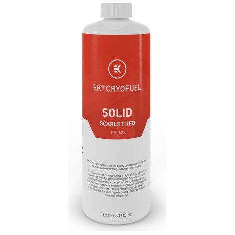 EK Water Blocks EK-CryoFuel Solid Premix, Rojo escarlata - 1000ml 0,000000 Rojo (1/4)