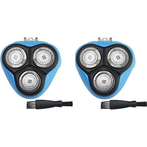 2X Tête de Rasoir Rechange pour Blate Frame AT750 AT890 PT 860860866 AT758 710725 Lame Rasoir, Bleu (1/4)