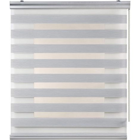 STOR PLANET PLATINUM TENDA NOTTE E GIORNO PREMIUM TEXTURE GRIGIO 160x250 CM