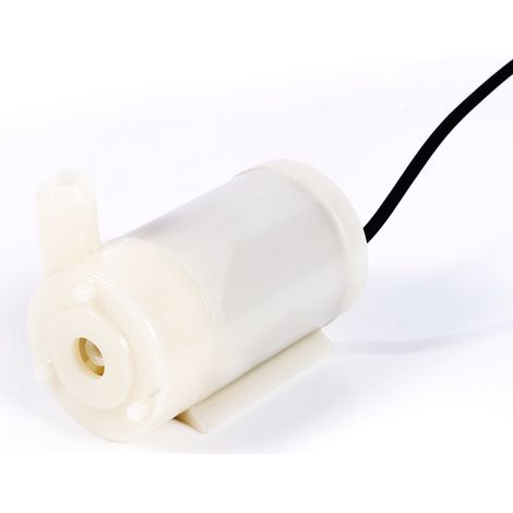 Mini pompe à eau submersible horizontale, 3-4,5 V CC, 100 l/h, faible niveau sonore, pour aquarium. (1/5)