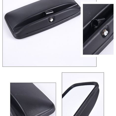 Car rearview mirror, reversing assist, blind spot mirror, reflector, interior wide field of view, high-definition square mirror, 360180MM (1/4)