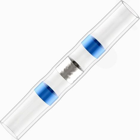 40 x wasserdichte Lötverbinder für Mähroboter-Begrenzungskabel - Kabelverbinder für Mähroboter-Kabel - kompatibel mit Gardena, Husqvarna, Worx, Bosch, etc. (1/4)