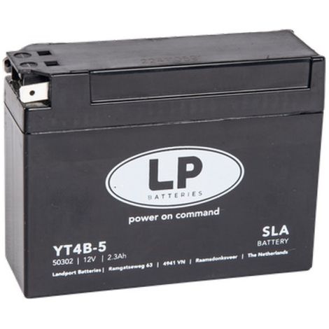 Batterie moto Landport AGM YT4B-5 YT4B-BS SLA 12v 2.3ah 40A