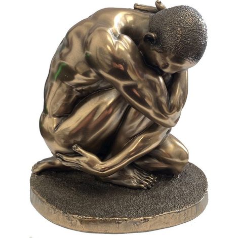 Statuette en résine Homme nu 11 cm (1/3)