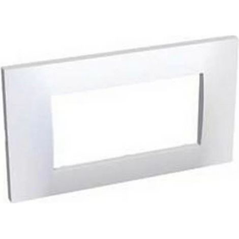 Schneider ALB45654 - Altira - Placa de 2 estaciones - Distancia entre ejes 45 mm - blanco polar