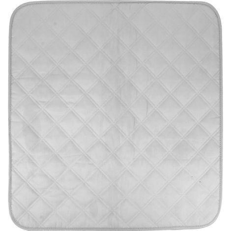 Waschbare Bettauflage zum Schutz bei Inkontinenz, saugfähige Stuhlunterlage – 54,00 x 52,00 x 0,50 cm – Grau (1/4)