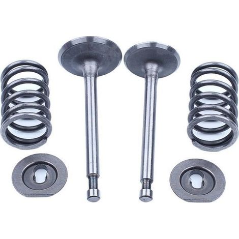 Soupape D'admission Et Soupape D'échappement - Moteur 4 Temps GX390 GX340 188F - Pour Générateur Et Pompe À Eau - Lot De 2 Soupapes Et 2 Ressorts (1/4)
