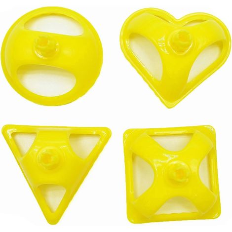 4-teiliges 3D-Teigtaschen-Formen-Set, Backzubehör für Zuhause, Küchenutensilien, langlebig