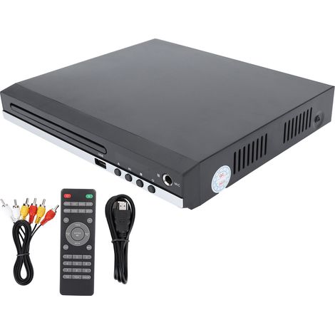 Lecteur DVD - HDMI - USB Avant - Lecture CD DVD SVCD VCD MP3 - Pour Télévision Maison - 1 Pièce