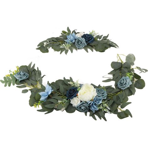Ensemble de fleurs artificielles, décorations pour mariage, fête de bienvenue, cérémonie, signalétique, décorations 18058-HL (1/5)