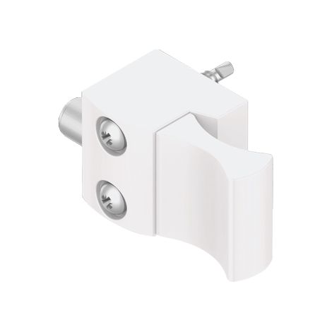 Bloqueur automatique pour coulissants – Longueur 14,5mm – Fixation en applique – Bouchon anti-rayure inclus – Alma