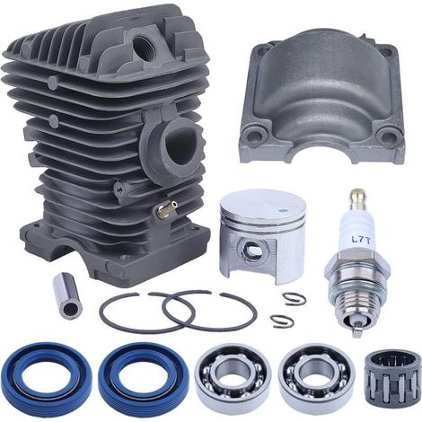 40mm Cylinder Piston Kit for Stihl MS210 021 MS 210 with Needle Bearing and Spark Plug. Replacement parts for 1133020 1216 11230201216 (1/4)