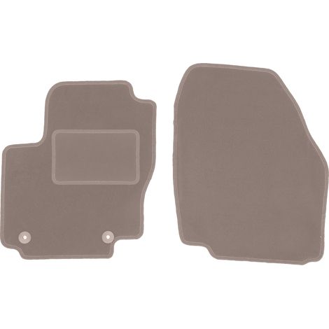 Beige Vordermatten für: Ford Mondeo MK4 Liftback, Limousine, Kombi (2007-2012)