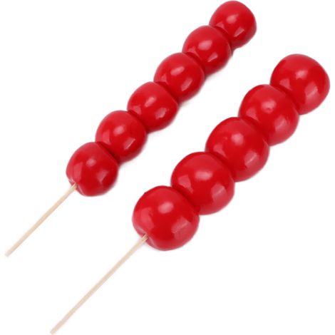 Lot de 2 bonbons aux myrtilles enrobés de sucre, miniatures en plastique, écologiques et colorées, pour la décoration de la maison de poupée et de la cuisine.