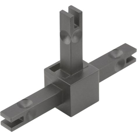 Hettich CADRO Knoten 3-Fach 2D Schwarz matt E2 (1/3)