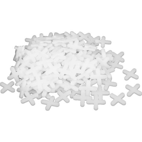 200stk Baguette Boden Fliesen Kunststoff Kreuz Abstandhalter 5mm weiße Farbe DE (1/2)