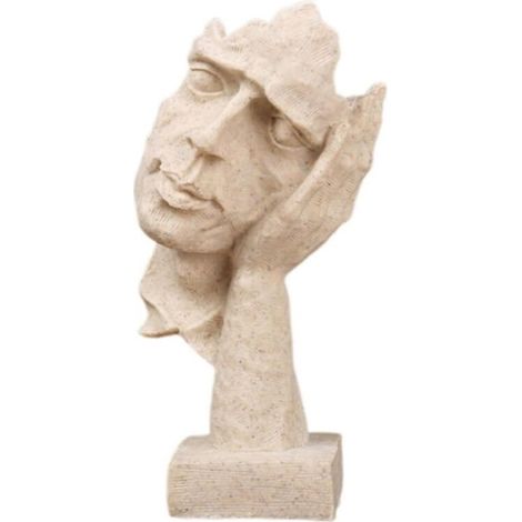 Statue de penseurs exquis - Masque abstrait Arts sans écoute (1/4)