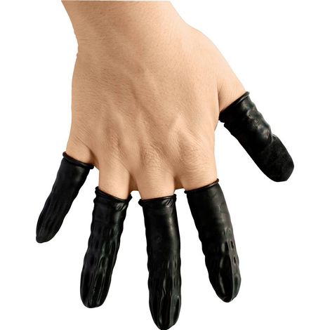 BJZ A-2822 Protezione ESD per dita Antistatico, Senza polvere Taglia: L Latex