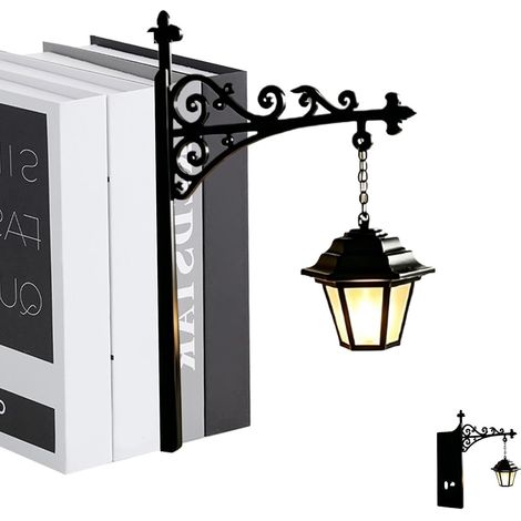 Générique Lampe de bibliothèque Lanterne lecture vintage sans fil (1/5)
