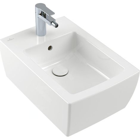 Bidet VB Memento 2.0 560x375x230mm Rectangulaire à fixer au mur Blanc Alpin (1/5)