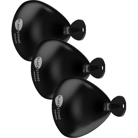 Cerradura para furgonetas Blackstone Black SLAM - cerradura de seguridad de acero inoxidable - 3 cerraduras + 6 llaves