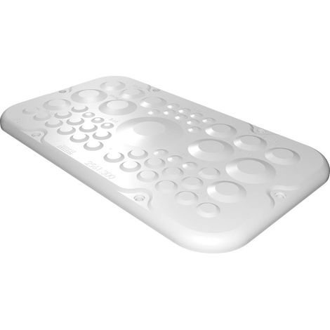 Rittal AX 2561.300 2561300 Piastre flangiate (L x L) 149 mm x 256 mm Plastica Grigio 1 pz. (1/2)