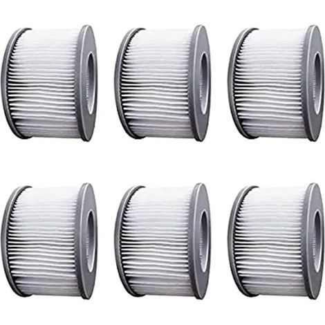 6 cartouches filtre pour spa piscine MSpa édition 2020 filtre jacuzzi gonflable (1/5)