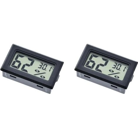 6/4/2 thermomètres et hygromètres numériques LCD pour intérieur, mini-appareils électroniques de mesure de température et d'humidité, station météo (1/5)
