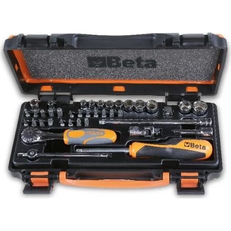 Beta 900/C11Z Assortiment de douilles et d'embouts 1/4" en coffret 39 pcs.