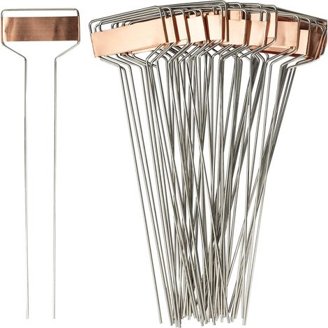 Pflanzenetiketten aus Metall für den Garten, 25 Stück, wasserfeste Markierungen, ideal für den Außenbereich, 25,4 cm