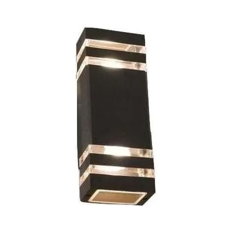 Nowodvorski RIO aplique de pared exterior negro diseño tubular