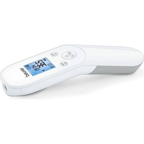 Beurer FT 85 Termometro a rilevamento remoto Bianco Fronte Pulsanti (1/5)