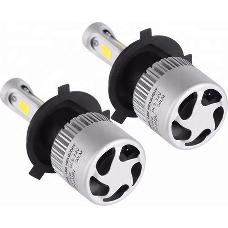 Ampoule LED automobile, lot de 2 unités, 72 W, 8000 lm, 6000 K, couleur blanche, pour l'éclairage et le remplacement dans les véhicules.-AquaForge (1/3)