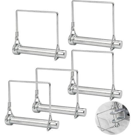 Lot de 5 Goupille de Verrouillage Carrée, M12 Goupilles Clips Agricoles (1/5)
